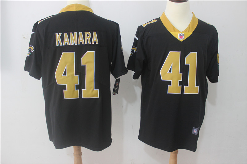 Men New Orleans Saints 41 Kamara Black Nike Vapor Untouchable Limited NFL Jerseys